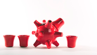 Class Up Your Next Sake Spree with This Explosively Spiky Pourer
